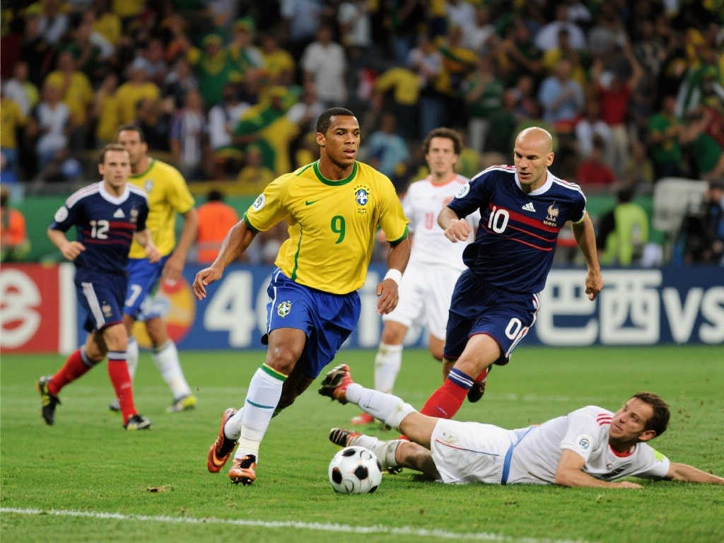 2006年世界杯经典对决：巴西对阵法国